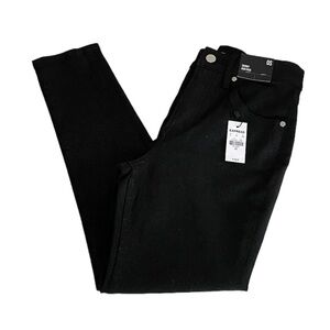 Express Black Shimmer Glitter Skinny High Rise Jeans Women’s 0S (zero short)